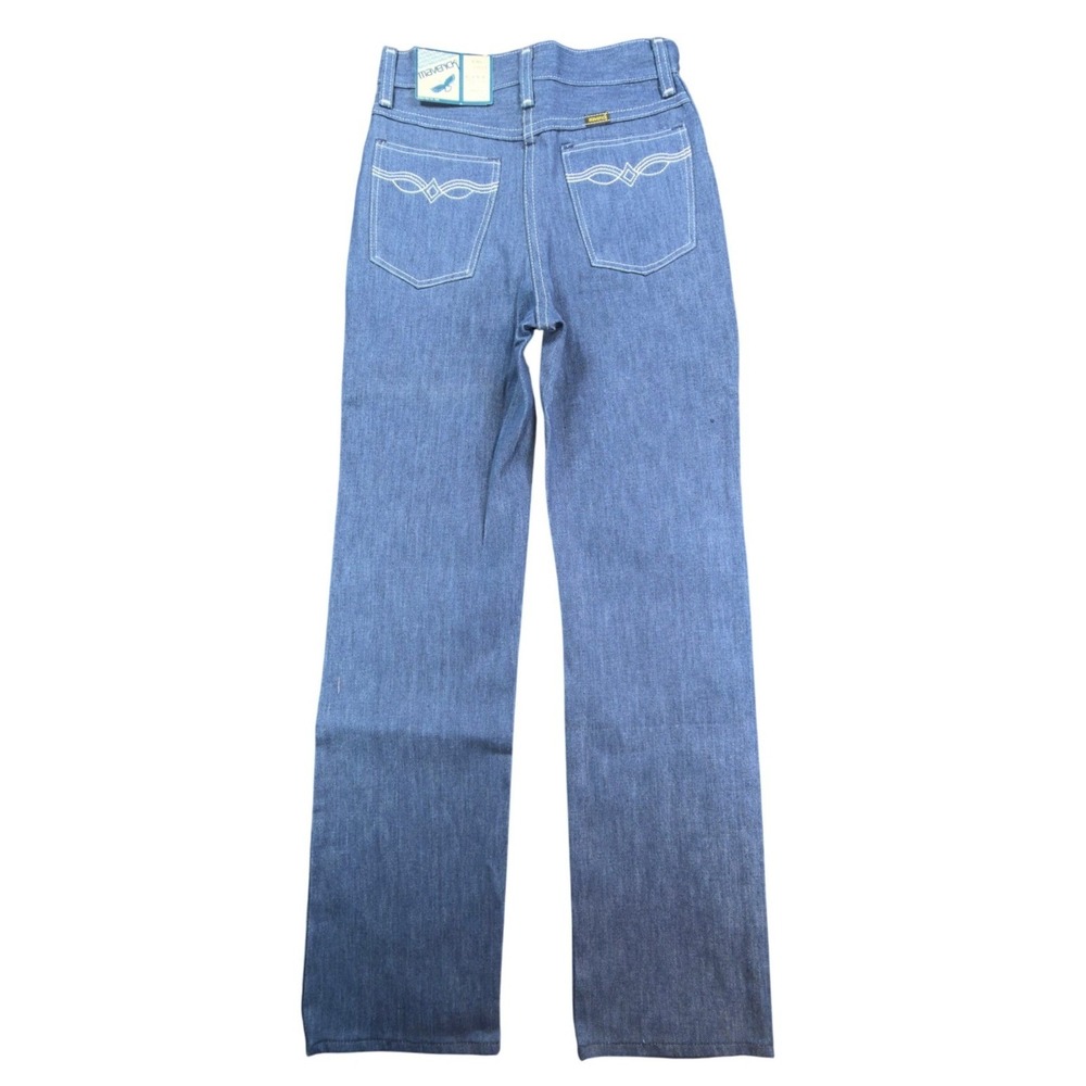 Maverick Vintage 80s Jeans Girls 10 Reg Blue Straight Leg NOS NWT 24x28